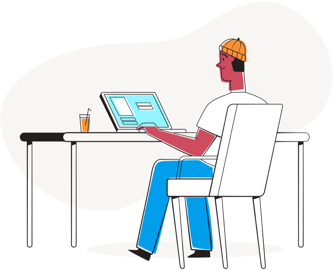 man-at-desk Man at desk