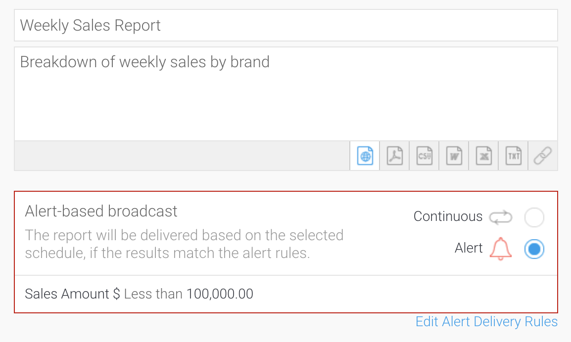 automated analytics alert