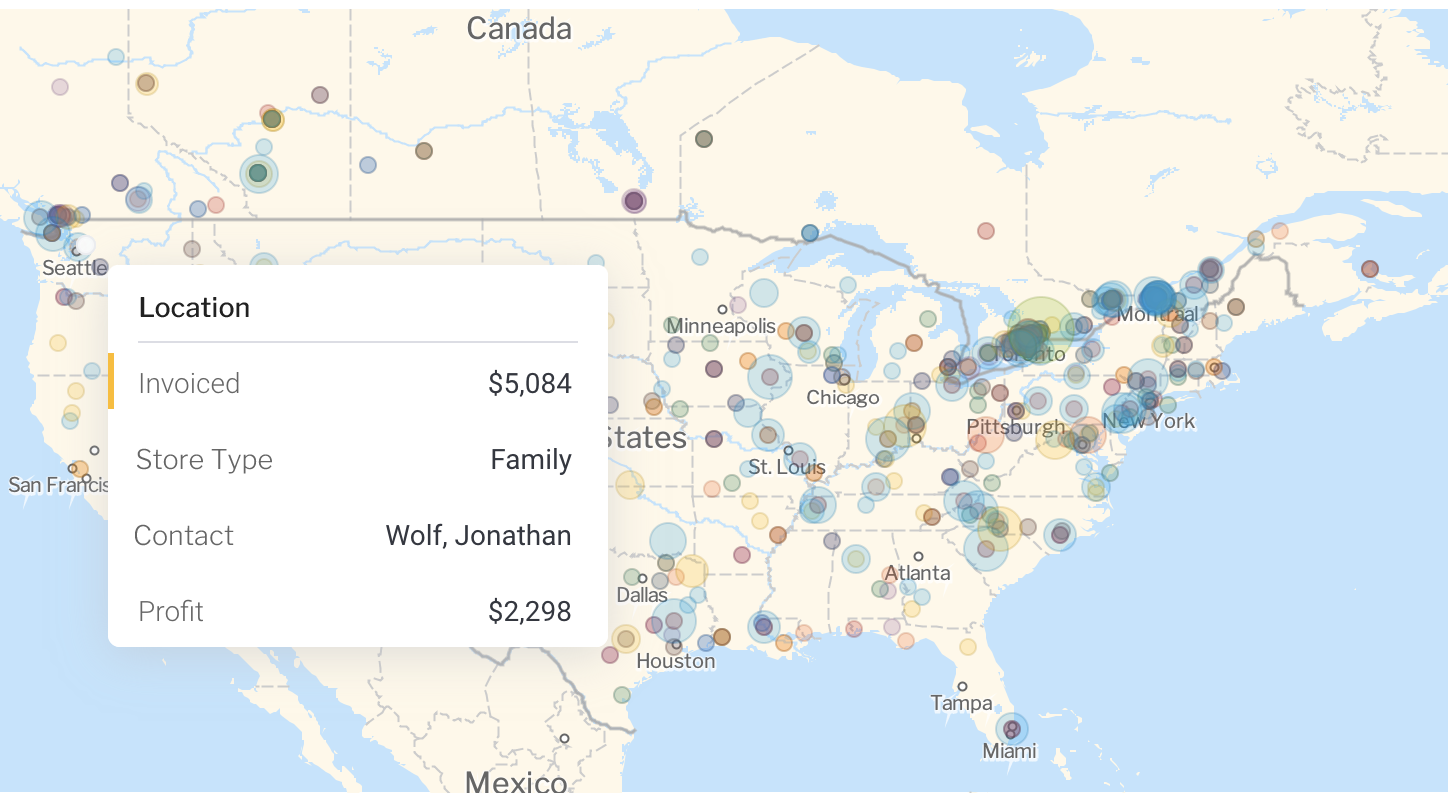 dashboard map