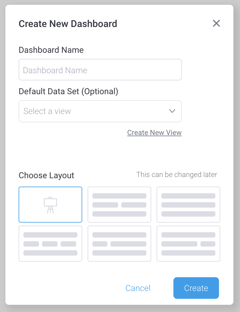 Yellowfin new dashboard