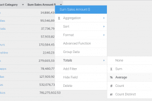 table calc totals