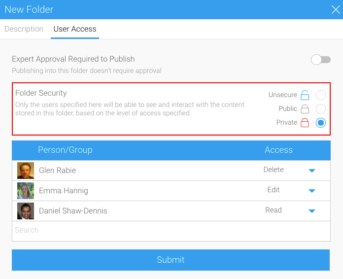 Yellowfin data governance - folder security Yellowfin data governance - folder security