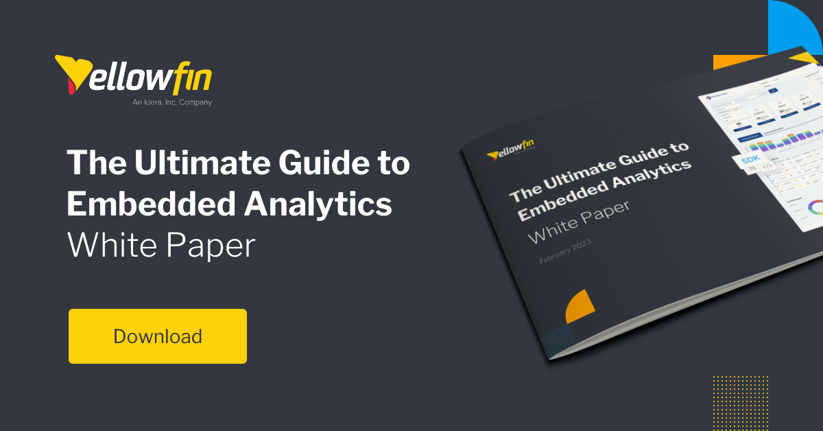 Ultimate Guide to Embedded Analytics whitepaper