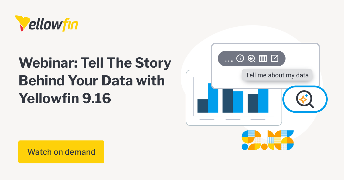 Yellowfin 9.16 webinar watch