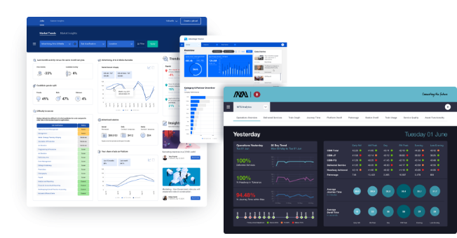 illustration for interactive dashboards