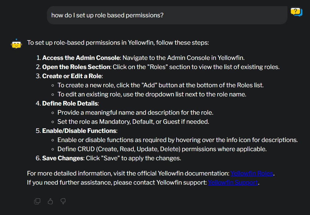 Your favorite BI assistant just got an upgrade: Meet the new Ask Yellowfin chatbot