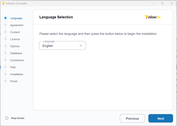 yellowfin_9_9_installer_UI_upgrade