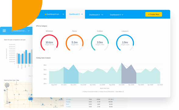 Create beautiful and meaningful dashboards Create beautiful and meaningful dashboards